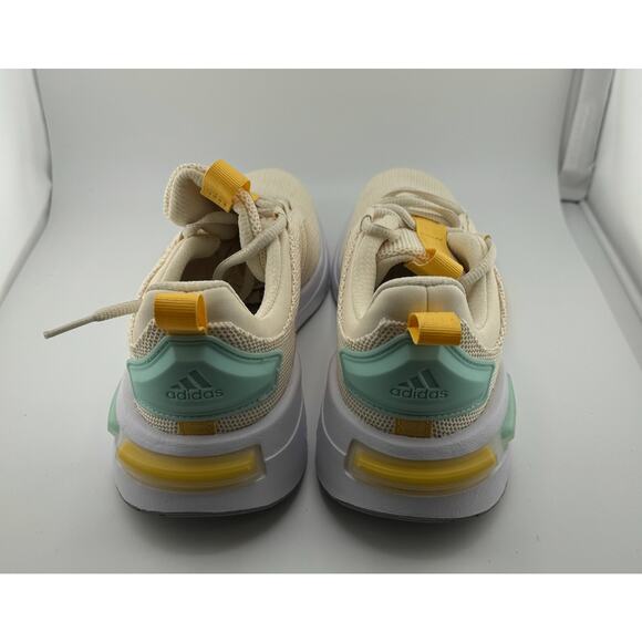 New‎ Yellow Maize Blue Adidas Lightweight Running Walking Shoes Sneakers Women's - Picture 14 of 16